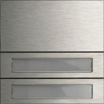 GIRA 5532920 Ruftastenmodul 2f System 106 Edelstahl 