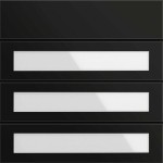 GIRA 5533925 Ruftastenmodul 3f System 106 Schwarz m(lack.) 