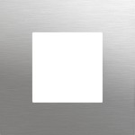 Gira 5545914 Frontplatte passend für System 106 mit KeyIn Fingerprintmodul aus Edelstahl V4A 
