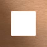 Gira 5545921 Frontplatte in Bronze passend für System 106 mit Keyless In Fingerprintmodul für erhöhten Berührungsschutz 