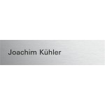 GIRA 5549926 Ruftaste beschr. System 106 Aluminium 