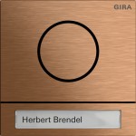 Gira 5565921 Kompaktes Sprachmodul mit integriertem Ruftaster für die Kommunikation außen-innen 
