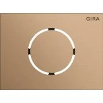 Gira 5579921 Frontplatte in Bronze passend für Türstationsmodul der Serie System 106 von 