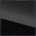 Gira 559300 Blindmodul mit flächenbündigem Gehäuse, passend für Gira System 106 Schwarz 