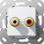 GIRA 566503 WBT-0710 Cu nextgen™ K-Schuh Lötanschl. Einsatz Reinweiß 