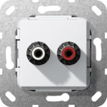 GIRA 566603 WBT-0708 Cu nextgen™ K-Schuh Lötanschl. Einsatz Reinweiß 