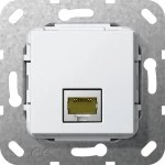 GIRA 569603 MJ RJ45 Cat.6A 10 Gbit Einsatz Reinweiß 