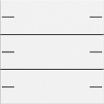 GIRA 575327 Wippenset 3f Tastsens.4.55 Reinweiß m 