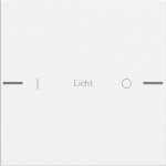 GIRA 576127 Wippenset 1f indiv. Tastsens.4.55 Reinweiß m 