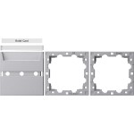 Gira 810626 Abdeckung als Ersatzteil passend für System 55 Hotel-Card-Schalter in aluminiumfarbener Ausführung 