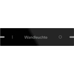 Gira 832405 Wippe 4-fach individuell für Tastsensor 4.95 in Schwarz, passend für Gira TS4 Serie 