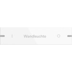 Gira 8324903 Wippe 4-fach individuell für Tastsensor 4.95 in Aluminium Reinweiß glänzend 