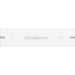 Gira 8324927 Wippe für Wippenset 4-fach individuell für Tastsensor 4.95 in Aluminium Reinweiß seidenmatt lackiert 