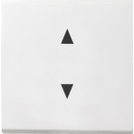 Gira 861603 Ersatzteil Wippe mit Bedruckung Pfeilsymbole Reinweiß glänzend 