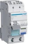 Hager ACS966D FI/LS Fehlerstrom-Leitungsschutzschalter 1P+N 6kA C-16A 10mA Typ A QuickConnect 