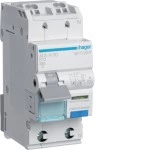 Hager ADS913D FI/LS Fehlerstrom-Leitungsschutzschalter 1P+N 6kA B-13A 30mA Typ A QuickConnect 