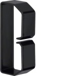 Hager B400803 Klammer aus PVC zu Verdrahtungskanal BA6 40x80mm schwarz 