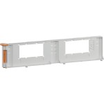 Hager BKGGT80 Der Geräteträger für 45x45 mm Steckdosen, konzipiert für Bodenkanäle BKB/BKG mit einer Höhe von 80 mm, eignet sich f 