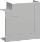 Hager BR651305H7035 Flachwinkel schnittkaschierend zu BR/H/N/A/S 68x130mm Oberteil 80mm halogenfrei lichtgrau 