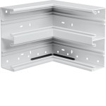 Hager BR652104D9016 Inneneck aus Grundprofil zu BR 68x210mm Oberteil 2x80mm verkehrsweiß 