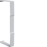 Hager BR6521077035 Schnittkaschierung zu BR/H/N/A/S 68x100mm Oberteil 80mm aus Stahlblech lichtgrau 