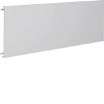 Hager BR7017027035 Brüstungskanal-Oberteil aus PVC in lichtgrau mit 120 mm Breite, passend für BR Brüstungskanal 