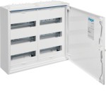 Hager FWB32A Feldverteiler AP univers IP44 SKII 72PLE 2x3Reihen 500x550x161mm ohne Klemme 