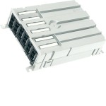 Hager G8360 Sammelpunkt Energie 6 Ausgangsbuchsen 3-polig Stecksystem Wago schwarz 