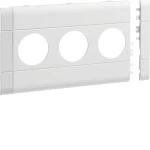 Hager GB12030K9010 Blende 3-fach Steckdose zu BR 120mm anreihbar halogenfrei reinweiß 