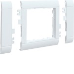 Hager GR0800A9016 Rahmenblende 55 modular Oberteil 80 halogenfrei verkehrsweiß 