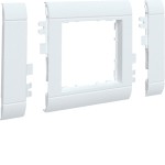Hager GR0800B9016 Rahmenblende 50 modular Oberteil 80 halogenfrei verkehrsweiß 