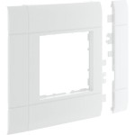 Hager GR1000KB9010 Rahmenblende modular BR ZS 50 Oberteil 100 halogenfrei reinweiß 