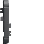 Hager GV0809011 Blendenzwischstück anreihbar aus ABS halogenfrei Oberteil 80mm graphitschwarz 