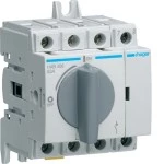 Hager HAB406 Lasttrennschalter 4polig 63A für Hutschiene oder Montageplatte 