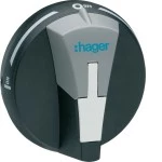 Hager HZC016 Drehantrieb für Lastumschalter 20-80A schwarz 
