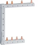 Hager KCF963R Phasenschiene senkrecht 63A rechts L1N-L2N-L3N zu L1L2L3N 125mm 2-reihig 