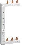 Hager KCL363L Phasenschiene 3polig 2-reihig 125mm links vertikal 