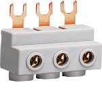 Hager KF30M Anschlussklemme für Motorschutzschalter 3-polig 63A Gabelanschluss 10mm² 