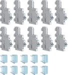 Hager KU9S110HZ Sammelschienen-LS, 10A, 25kA, 2-p., 2 Abgänge, inkl. Plombierh., VPE=10 