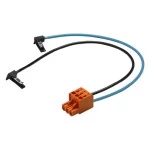 Hager KU9S46GBE BKE-Spannungsabgriff universZ 460mm sw/bl Stecker-Buchse 