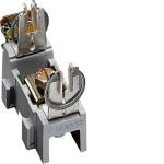 Hager L01R Sicherungsunterteil NH00 1x160A mit Käfigklemme bis 70mm² Sammelschiene 