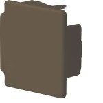 Hager LF3003068014 Endstück halogenfrei zu Leitungsführungskanal LF 30x30mm braun 