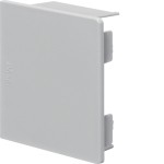 Hager M54437035 Endstück aus PVC zu Leitungsführungskanal LF 60x60mm lichtgrau 