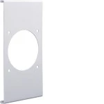 Hager R86877035 Blende CEE-Steckdose 70er Befestigungsspur PVC zu FB Oberteil 230mm lichtgrau 