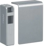 Hager SL200556D1 Endstück schnittkaschierend halogenfrei zu SL 20x55mm Dekor Aluminium 