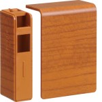 Hager SL200556D4 Endstück schnittkaschierend halogenfrei zu SL 20x55mm Dekor Kirsche 