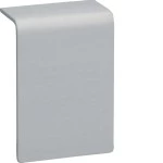 Hager SL200557D1 Schnittkaschierung halogenfrei zu Sockelleistenkanal SL 20x55mm Dekor Aluminium 