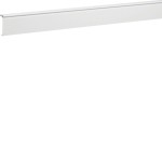 Hager SL20080229010 Sockelleistenkanal-Oberteil mit Teppichleiste PVC zu SL 20x80mm reinweiß 2 Meter 