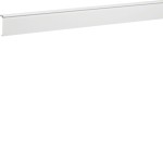 Hager SL20080229016 Sockelleistenkanal-Oberteil mit Teppichleiste PVC zu SL 20x80mm verkehrsweiß 2 Meter 