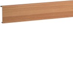 Hager SL200802D2 Sockelleistenkanal-Oberteil PVC zu SL 20x80mm Dekor Buche 2 Meter 